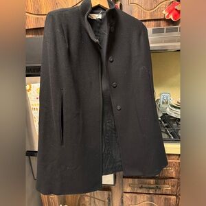 Stella McCartney Midnight Black Cape Coat